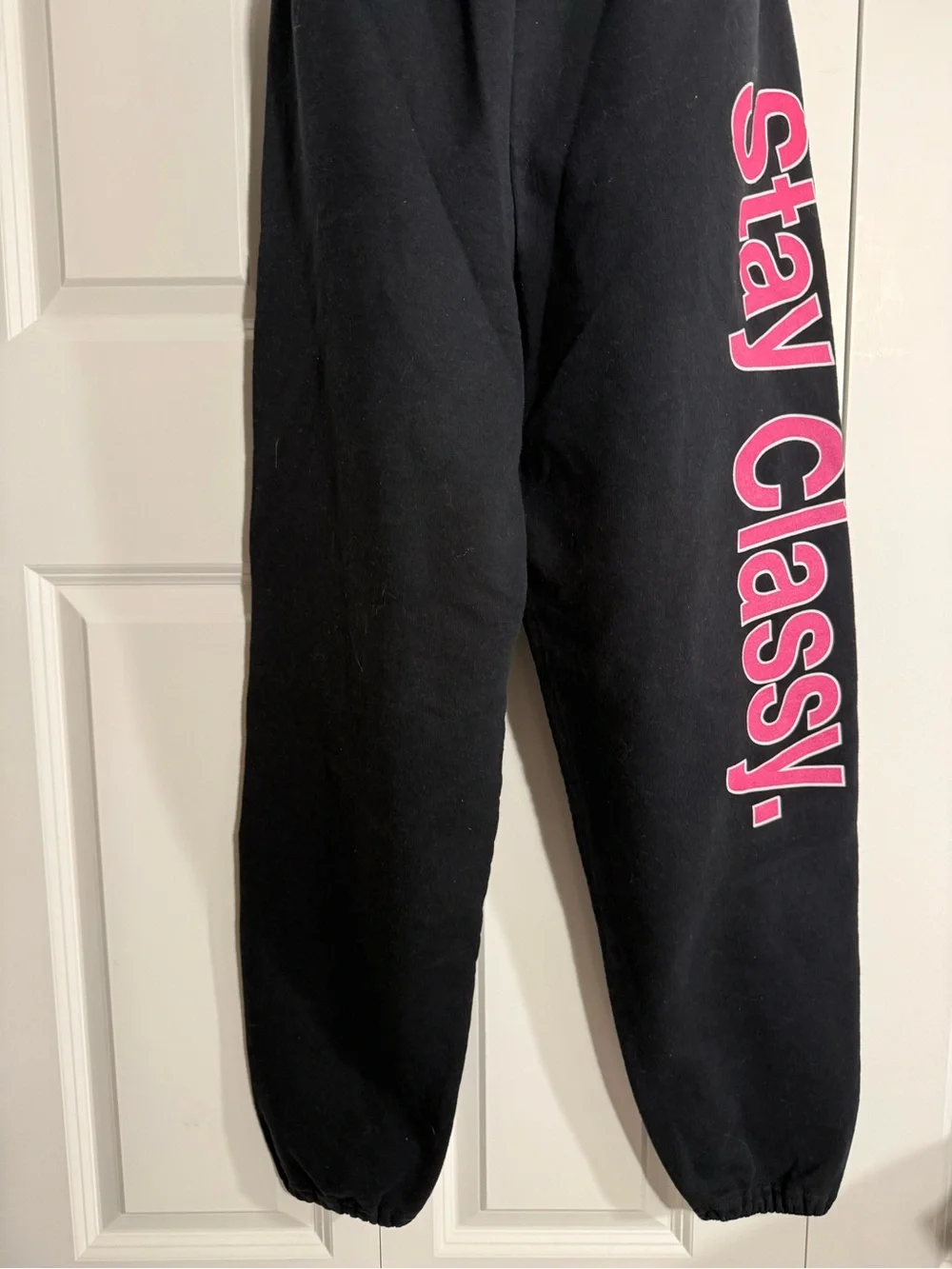 Vintage 90s Y2K low rise black sweatpants